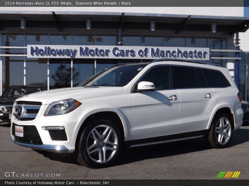 Diamond White Metallic / Black 2014 Mercedes-Benz GL 550 4Matic