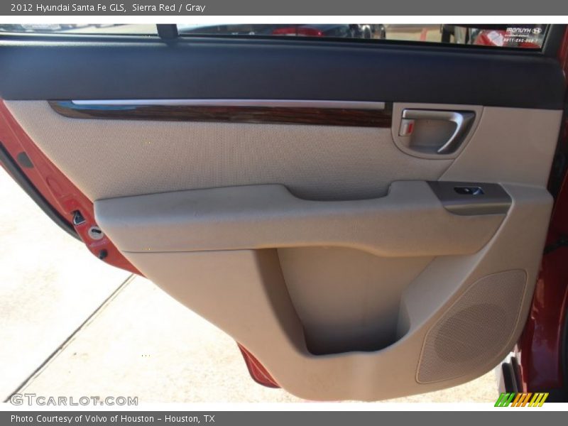 Sierra Red / Gray 2012 Hyundai Santa Fe GLS