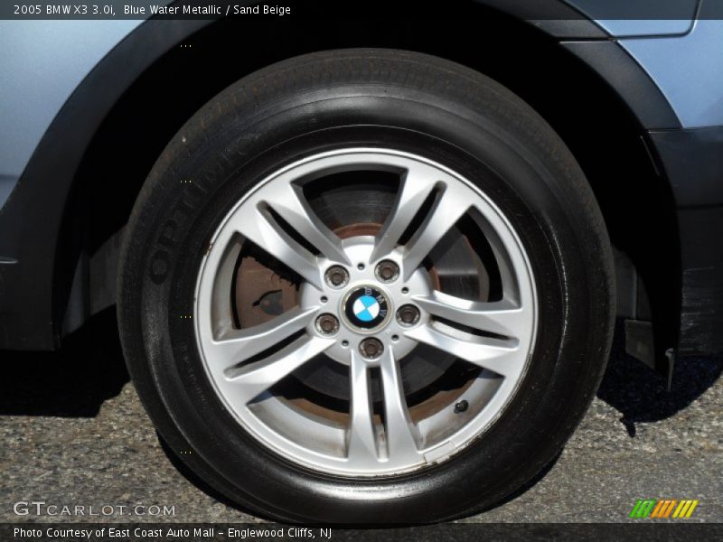 Blue Water Metallic / Sand Beige 2005 BMW X3 3.0i