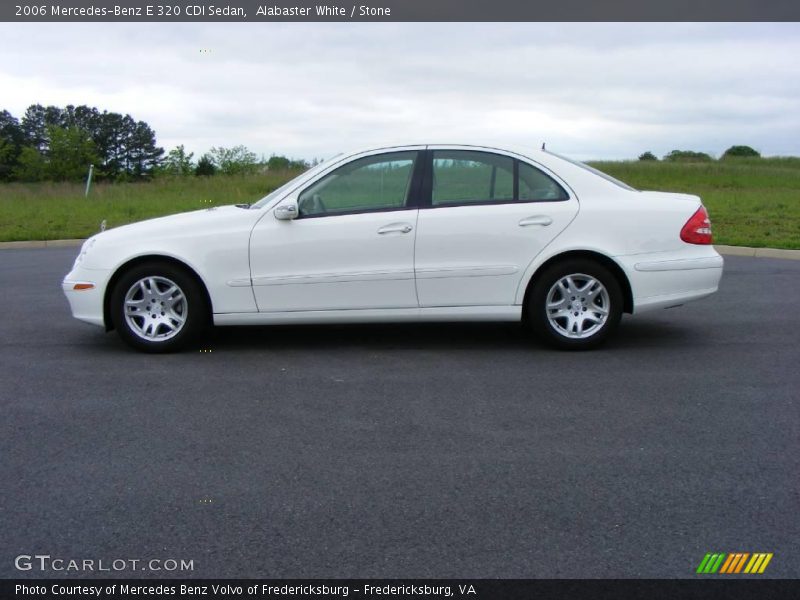 Alabaster White / Stone 2006 Mercedes-Benz E 320 CDI Sedan