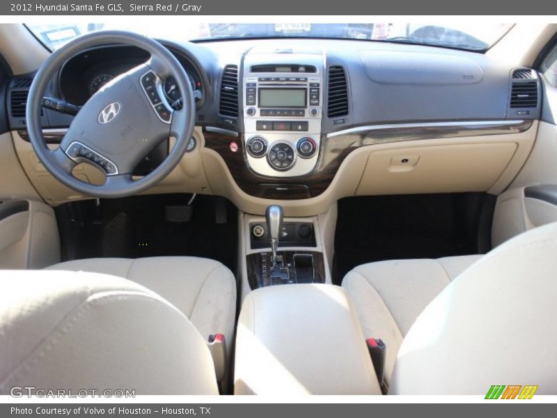 Sierra Red / Gray 2012 Hyundai Santa Fe GLS