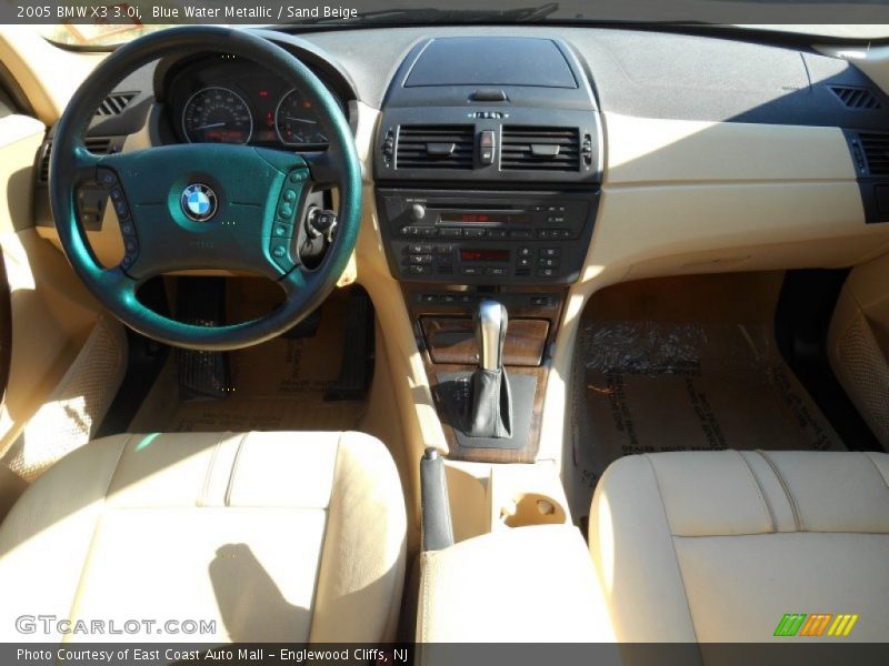 Blue Water Metallic / Sand Beige 2005 BMW X3 3.0i