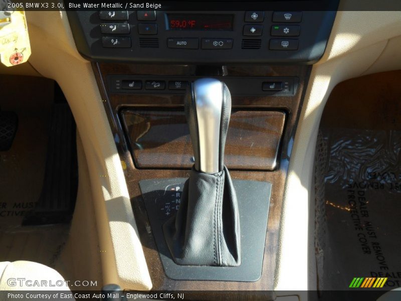 Blue Water Metallic / Sand Beige 2005 BMW X3 3.0i
