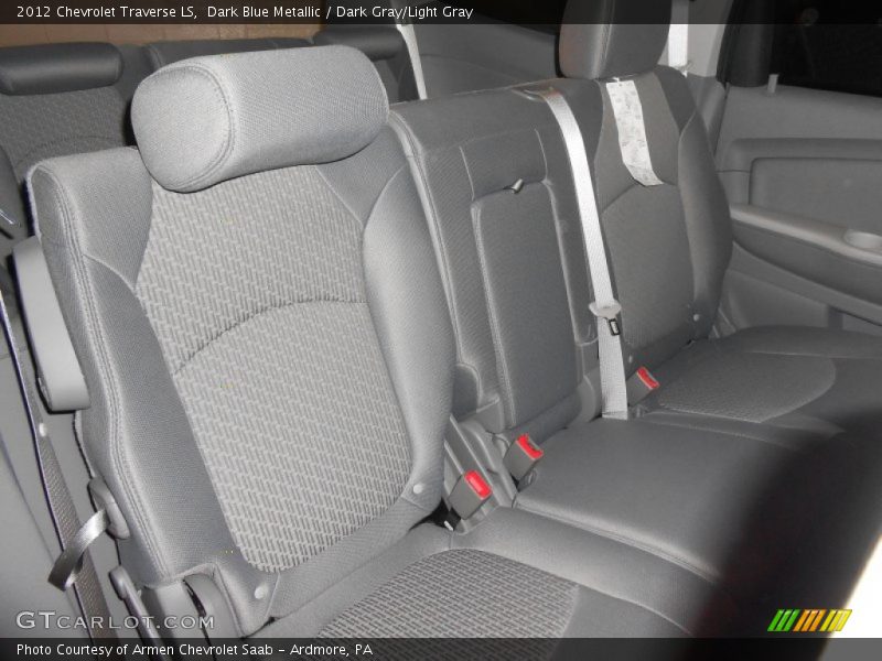 Dark Blue Metallic / Dark Gray/Light Gray 2012 Chevrolet Traverse LS