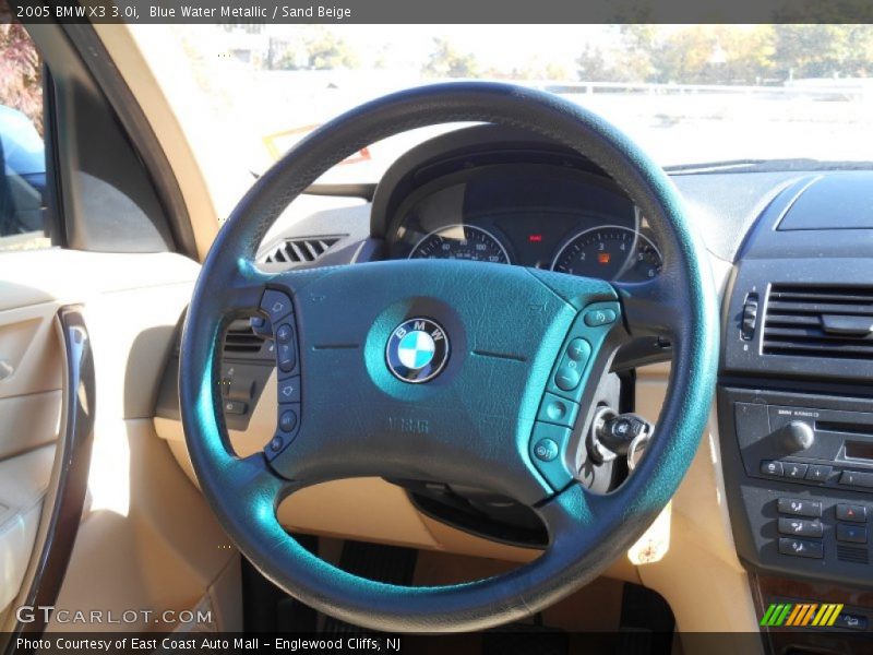 Blue Water Metallic / Sand Beige 2005 BMW X3 3.0i