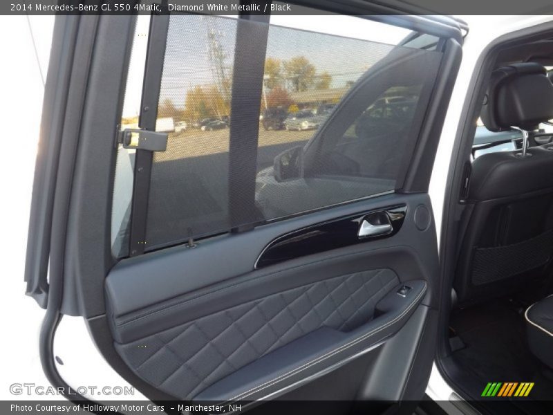 Diamond White Metallic / Black 2014 Mercedes-Benz GL 550 4Matic