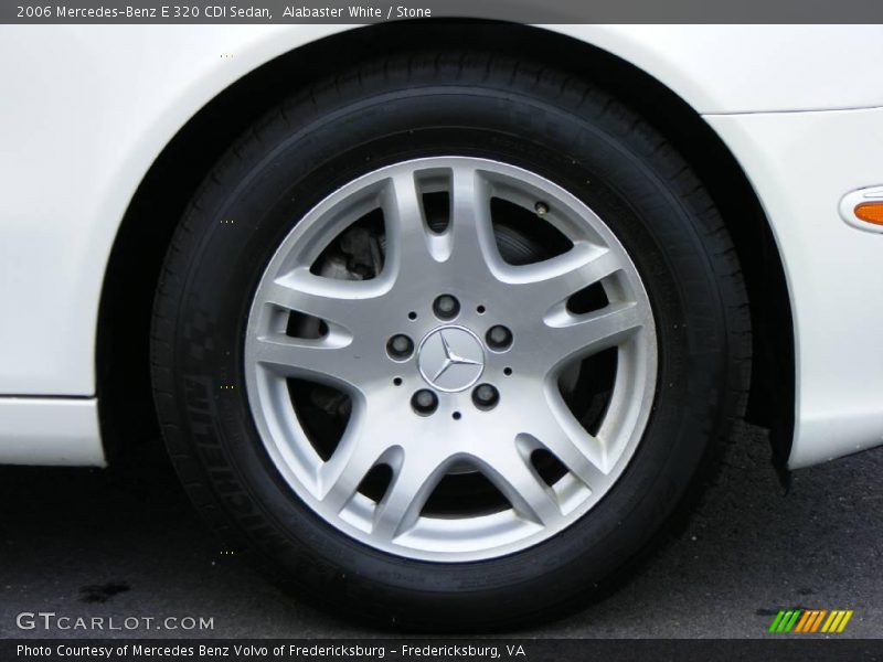 Alabaster White / Stone 2006 Mercedes-Benz E 320 CDI Sedan