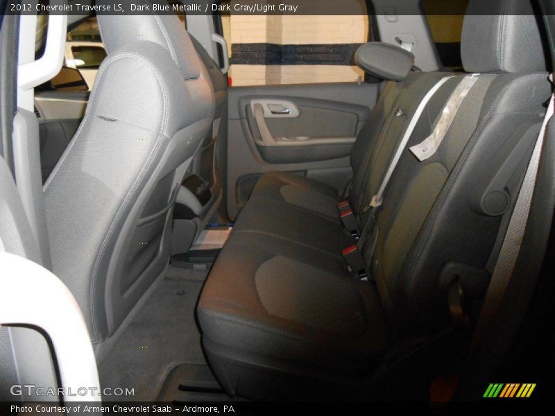 Dark Blue Metallic / Dark Gray/Light Gray 2012 Chevrolet Traverse LS