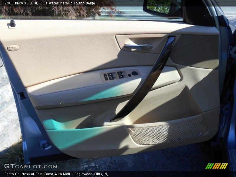 Blue Water Metallic / Sand Beige 2005 BMW X3 3.0i