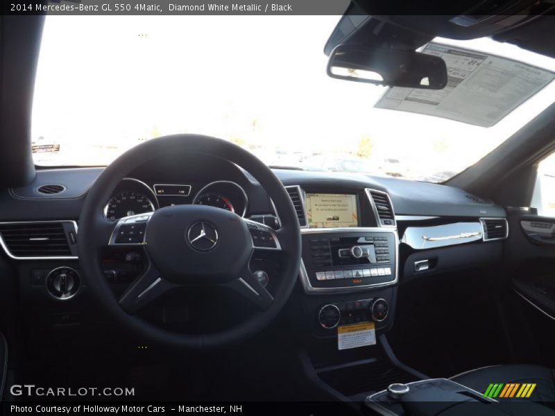 Diamond White Metallic / Black 2014 Mercedes-Benz GL 550 4Matic