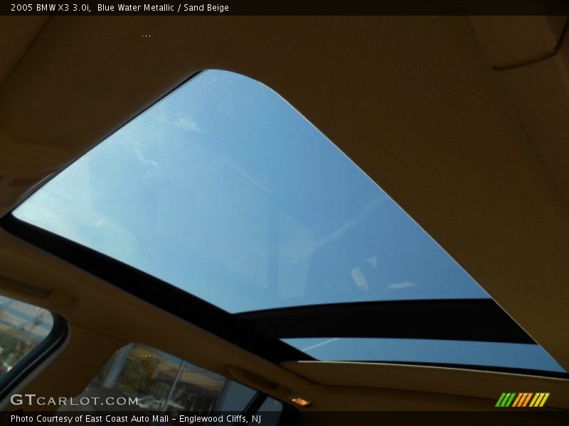 Blue Water Metallic / Sand Beige 2005 BMW X3 3.0i