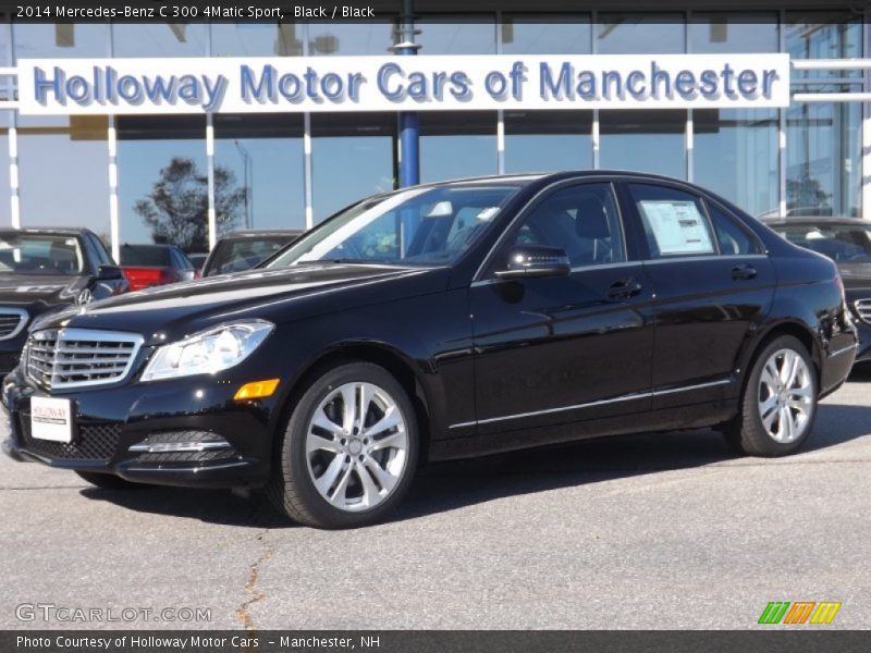 Black / Black 2014 Mercedes-Benz C 300 4Matic Sport