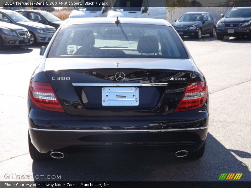 Black / Black 2014 Mercedes-Benz C 300 4Matic Sport
