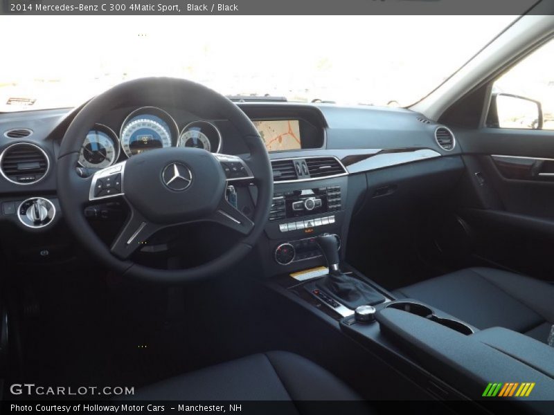 Black / Black 2014 Mercedes-Benz C 300 4Matic Sport