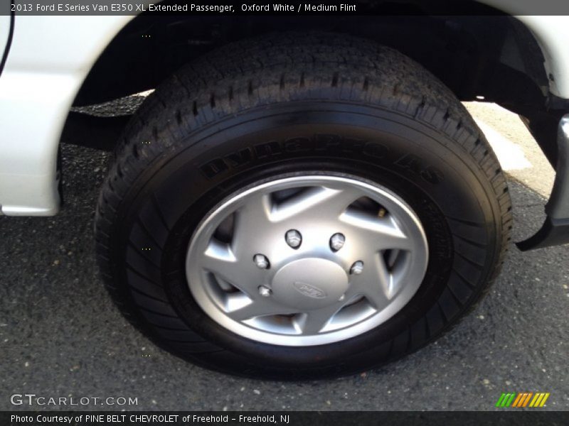 Oxford White / Medium Flint 2013 Ford E Series Van E350 XL Extended Passenger