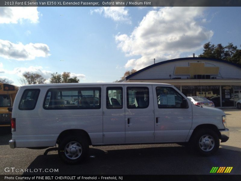 Oxford White / Medium Flint 2013 Ford E Series Van E350 XL Extended Passenger