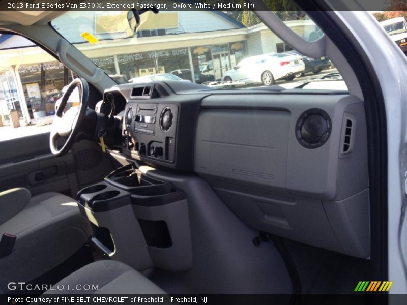 Oxford White / Medium Flint 2013 Ford E Series Van E350 XL Extended Passenger