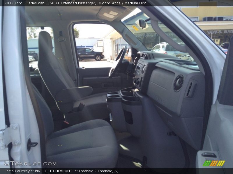 Oxford White / Medium Flint 2013 Ford E Series Van E350 XL Extended Passenger
