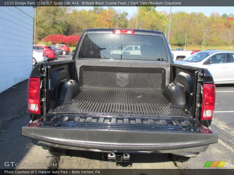 Brilliant Black Crystal Pearl / Dark Slate/Medium Graystone 2010 Dodge Ram 1500 SLT Quad Cab 4x4