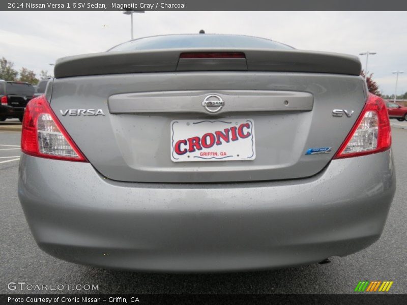 Magnetic Gray / Charcoal 2014 Nissan Versa 1.6 SV Sedan