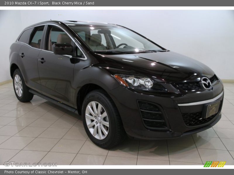 Black Cherry Mica / Sand 2010 Mazda CX-7 i Sport