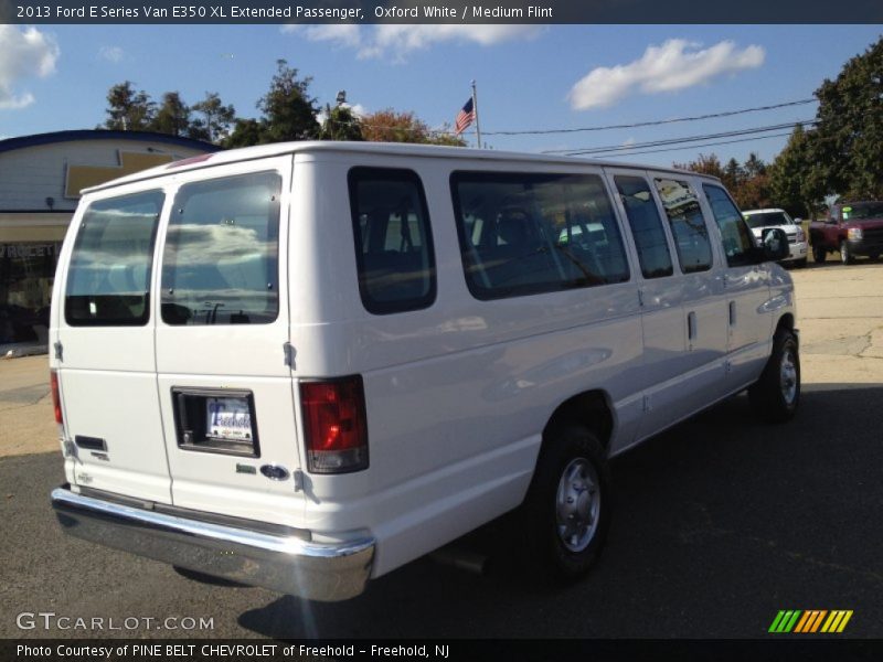 Oxford White / Medium Flint 2013 Ford E Series Van E350 XL Extended Passenger