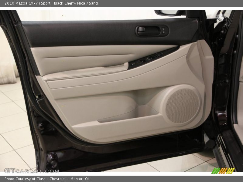 Black Cherry Mica / Sand 2010 Mazda CX-7 i Sport