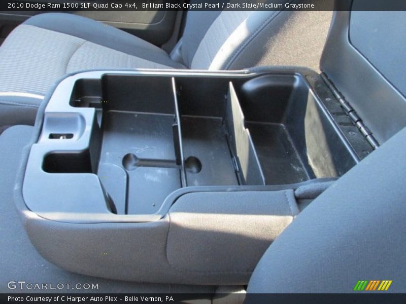 Brilliant Black Crystal Pearl / Dark Slate/Medium Graystone 2010 Dodge Ram 1500 SLT Quad Cab 4x4