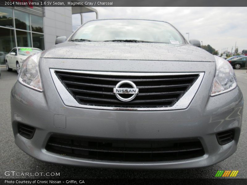 Magnetic Gray / Charcoal 2014 Nissan Versa 1.6 SV Sedan