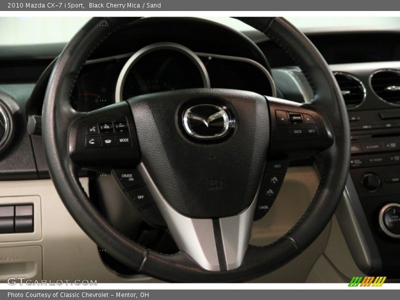 Black Cherry Mica / Sand 2010 Mazda CX-7 i Sport