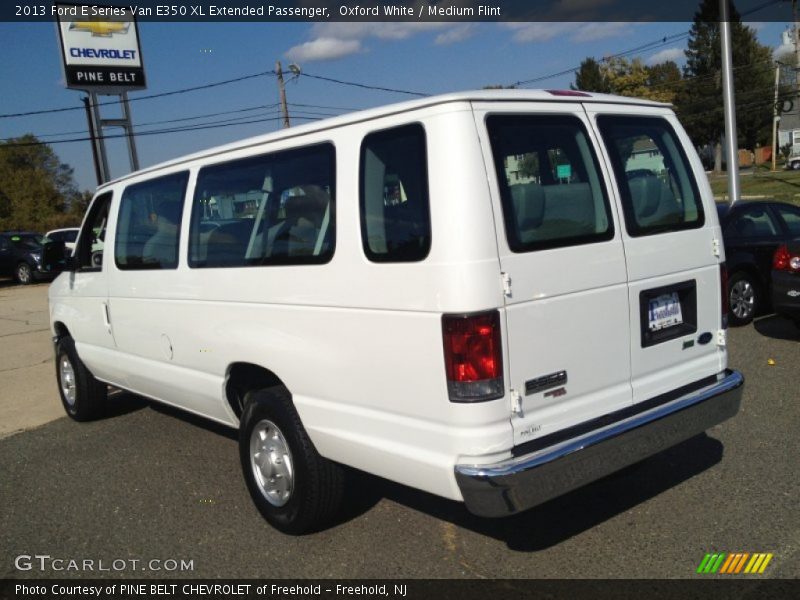 Oxford White / Medium Flint 2013 Ford E Series Van E350 XL Extended Passenger