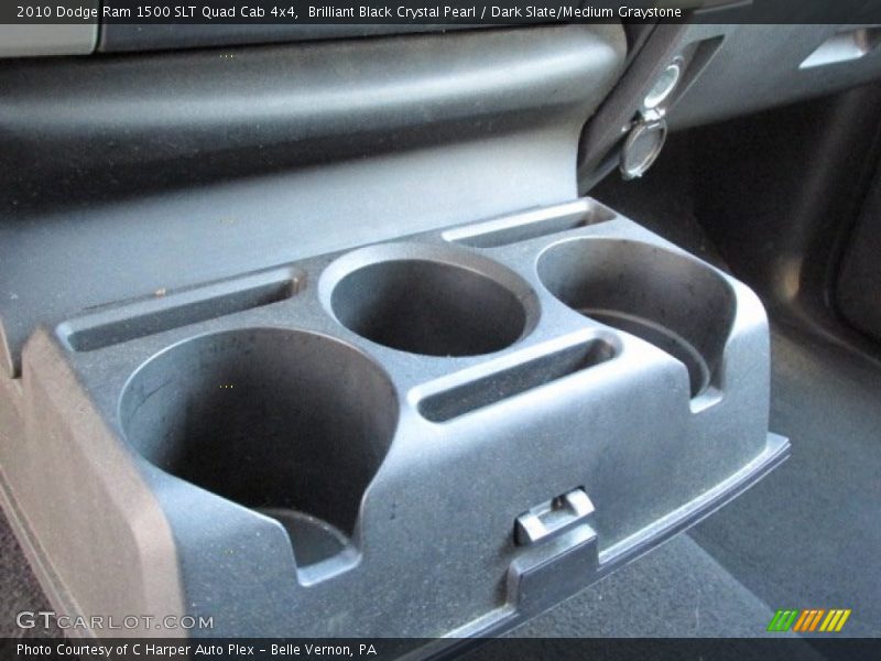 Brilliant Black Crystal Pearl / Dark Slate/Medium Graystone 2010 Dodge Ram 1500 SLT Quad Cab 4x4