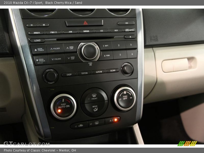 Black Cherry Mica / Sand 2010 Mazda CX-7 i Sport