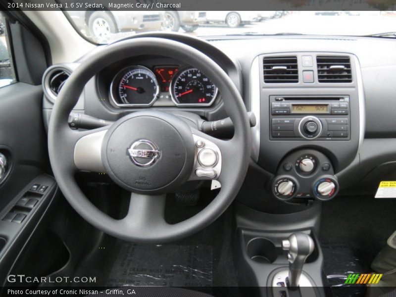Magnetic Gray / Charcoal 2014 Nissan Versa 1.6 SV Sedan