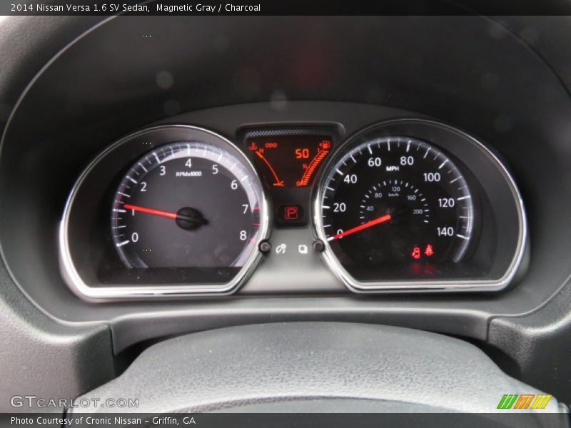 Magnetic Gray / Charcoal 2014 Nissan Versa 1.6 SV Sedan