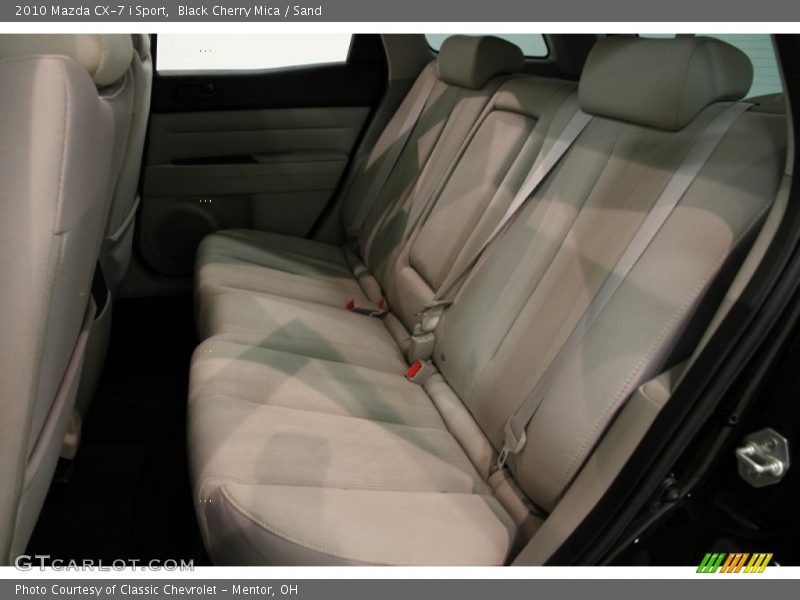 Black Cherry Mica / Sand 2010 Mazda CX-7 i Sport