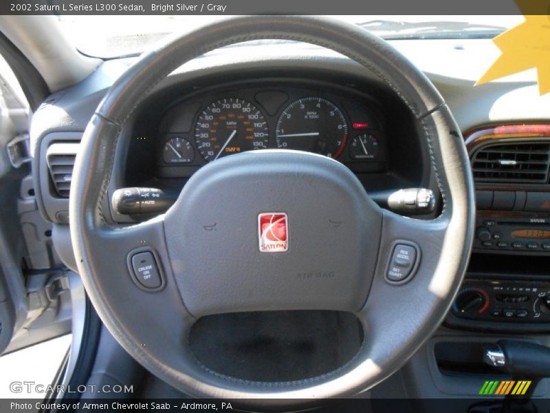 Bright Silver / Gray 2002 Saturn L Series L300 Sedan