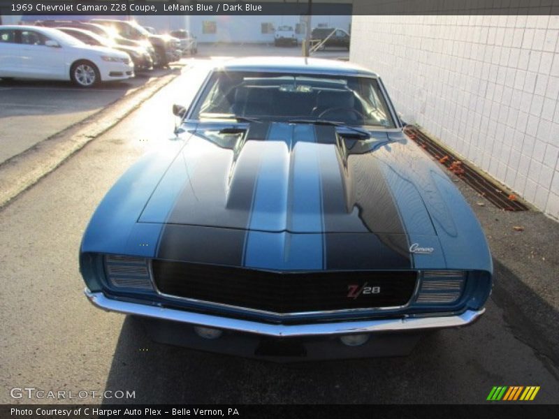 LeMans Blue / Dark Blue 1969 Chevrolet Camaro Z28 Coupe