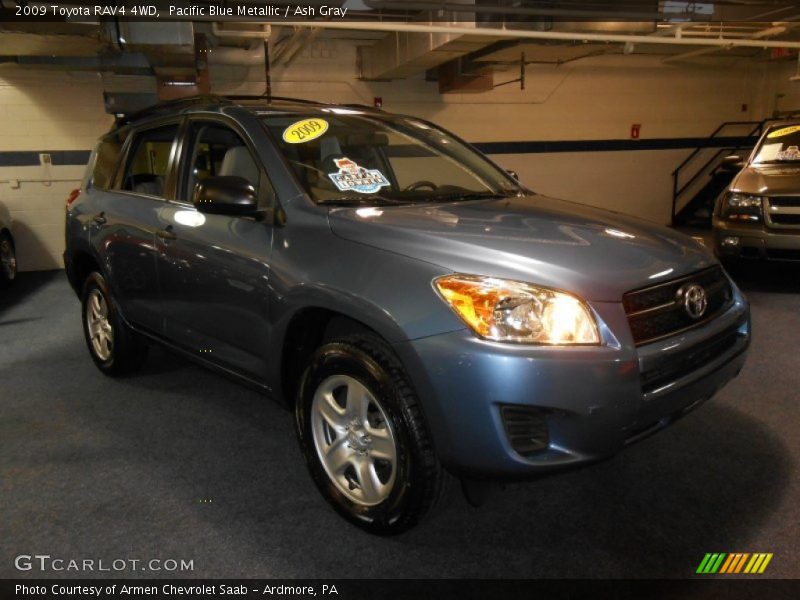 Pacific Blue Metallic / Ash Gray 2009 Toyota RAV4 4WD