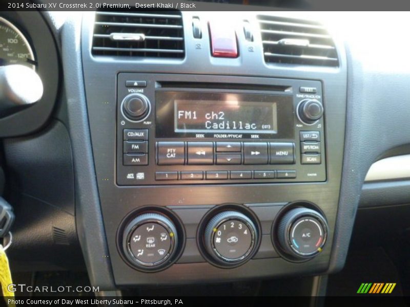 Controls of 2014 XV Crosstrek 2.0i Premium