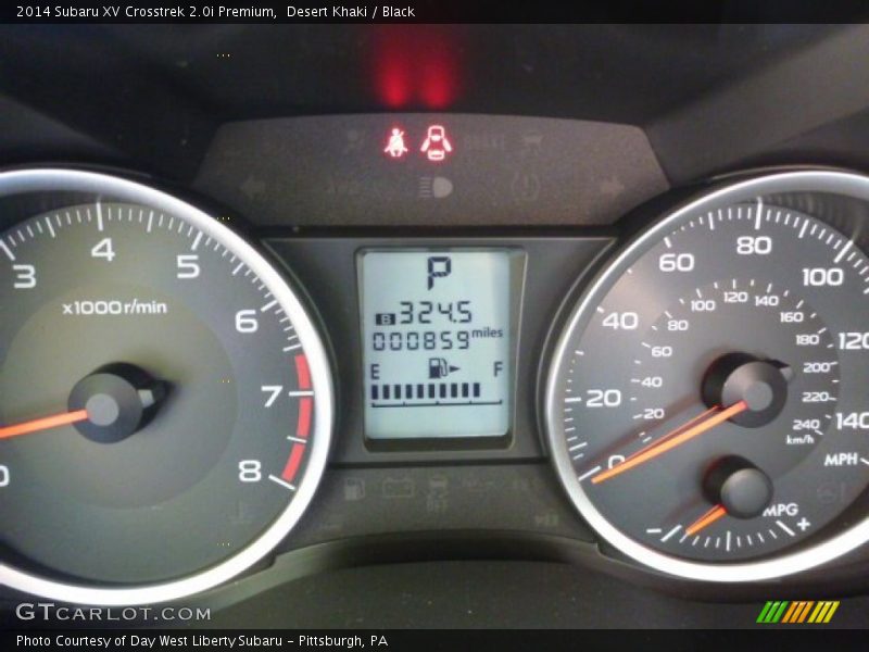 Desert Khaki / Black 2014 Subaru XV Crosstrek 2.0i Premium