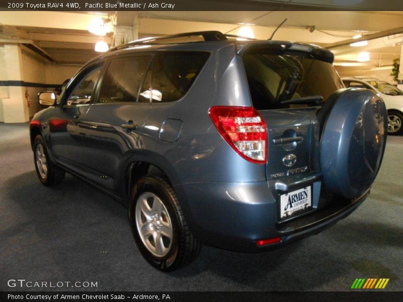 Pacific Blue Metallic / Ash Gray 2009 Toyota RAV4 4WD
