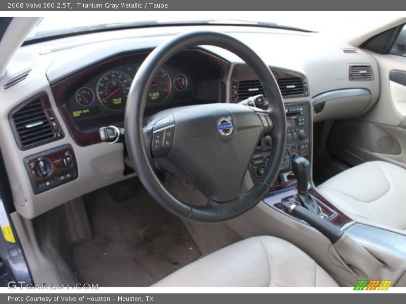 Titanium Gray Metallic / Taupe 2008 Volvo S60 2.5T
