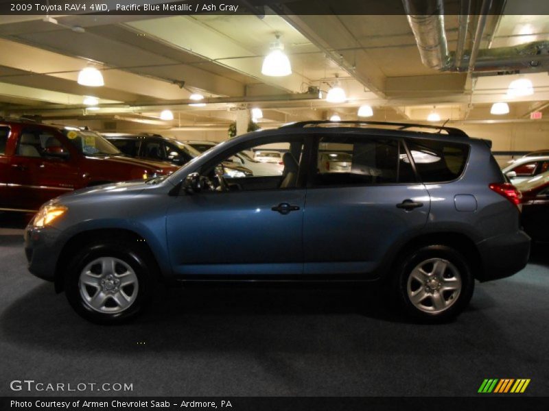 Pacific Blue Metallic / Ash Gray 2009 Toyota RAV4 4WD
