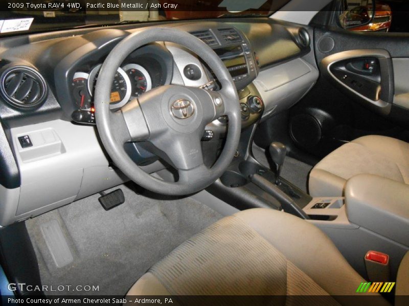 Pacific Blue Metallic / Ash Gray 2009 Toyota RAV4 4WD