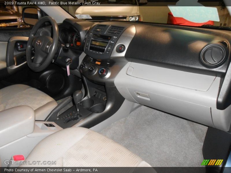 Pacific Blue Metallic / Ash Gray 2009 Toyota RAV4 4WD