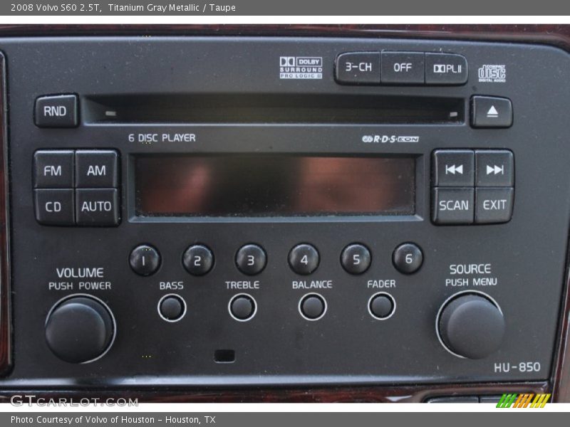 Titanium Gray Metallic / Taupe 2008 Volvo S60 2.5T