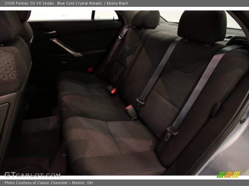 Blue Gold Crystal Metallic / Ebony Black 2008 Pontiac G6 V6 Sedan