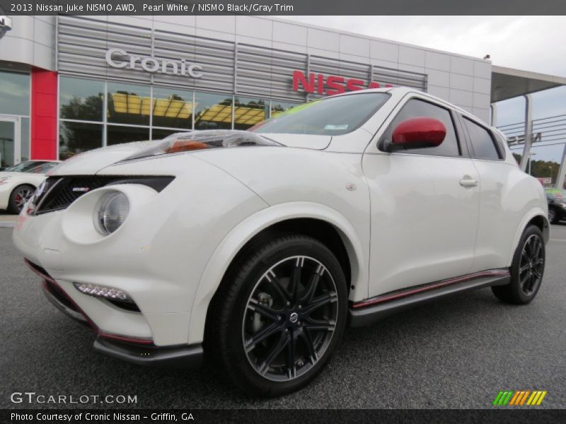 Pearl White / NISMO Black/Gray Trim 2013 Nissan Juke NISMO AWD