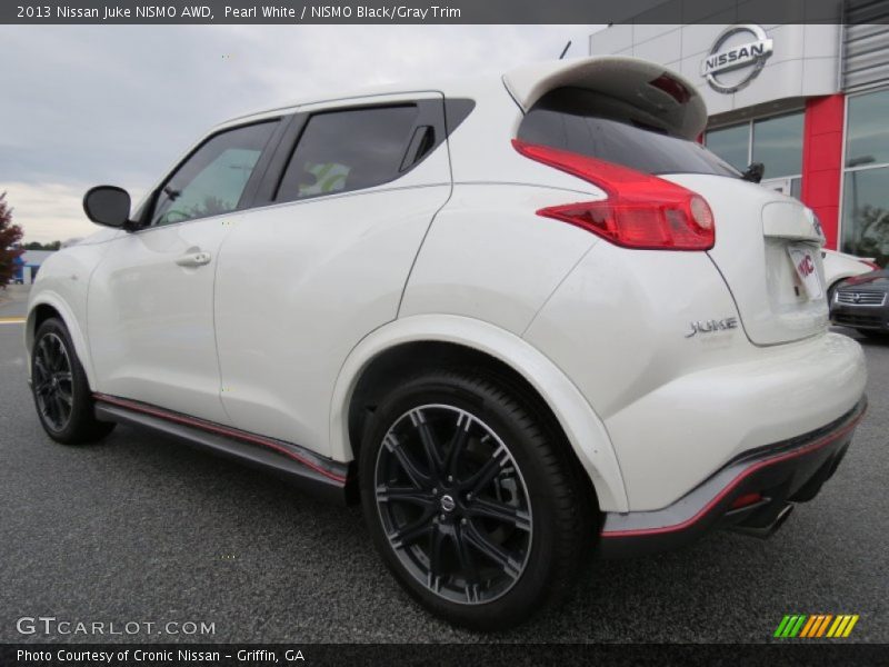 Pearl White / NISMO Black/Gray Trim 2013 Nissan Juke NISMO AWD